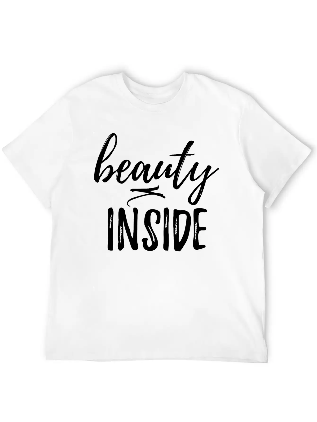 Beauty Inside Unisex Casual T-Shirt – Clean Design For Daily Comfort