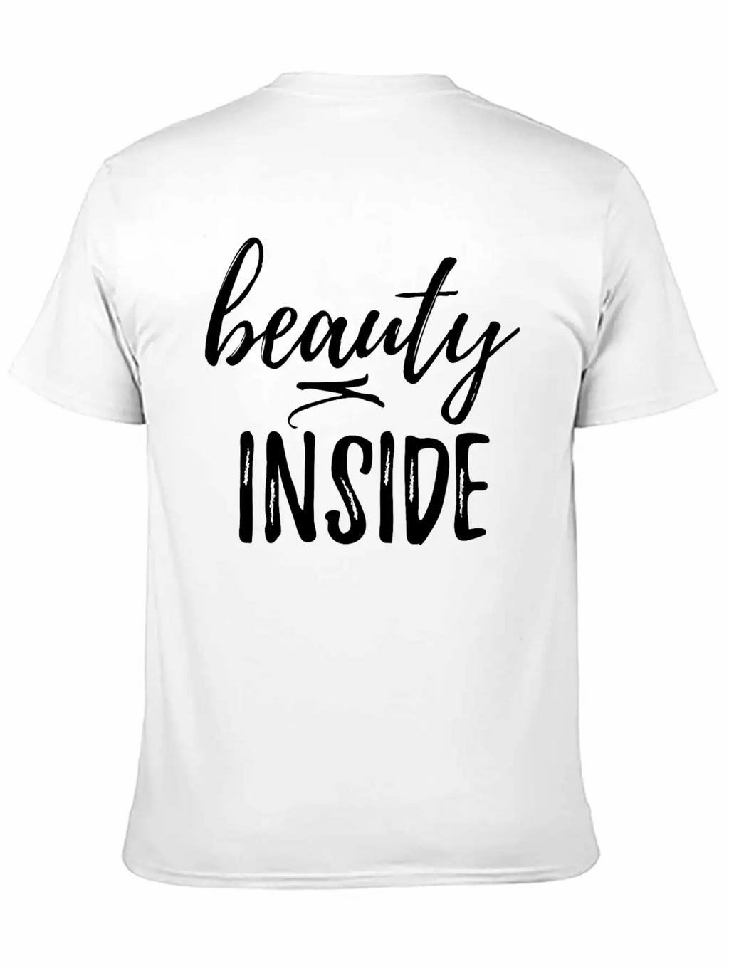 Beauty Inside Unisex Casual T-Shirt – Clean Design For Daily Comfort