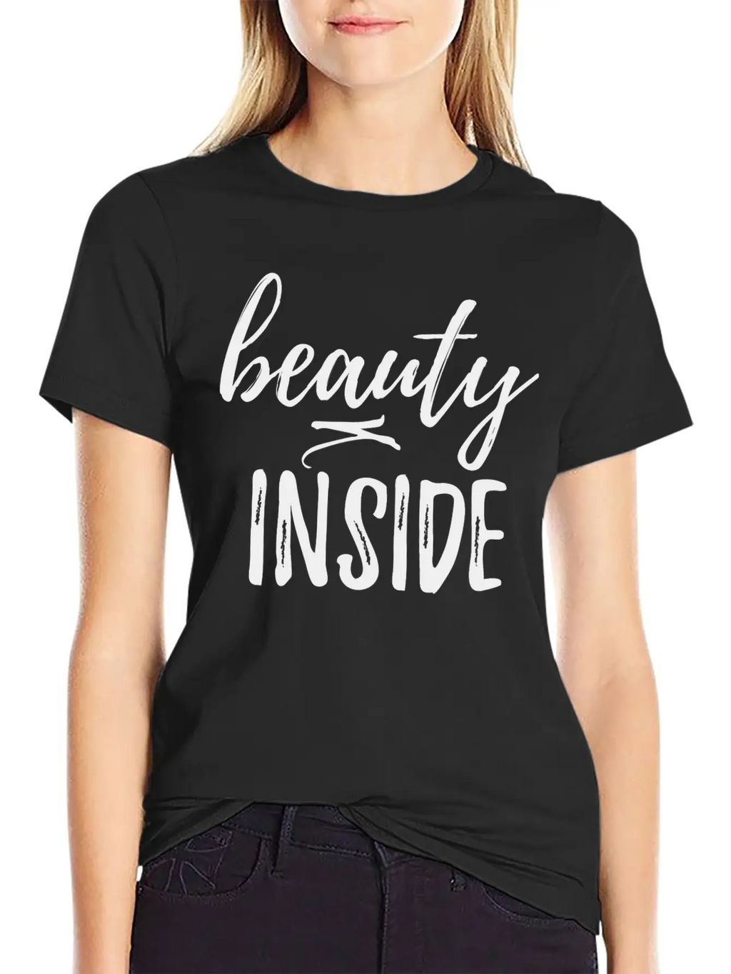 Beauty Inside Unisex Casual T-Shirt – Clean Design For Daily Comfort