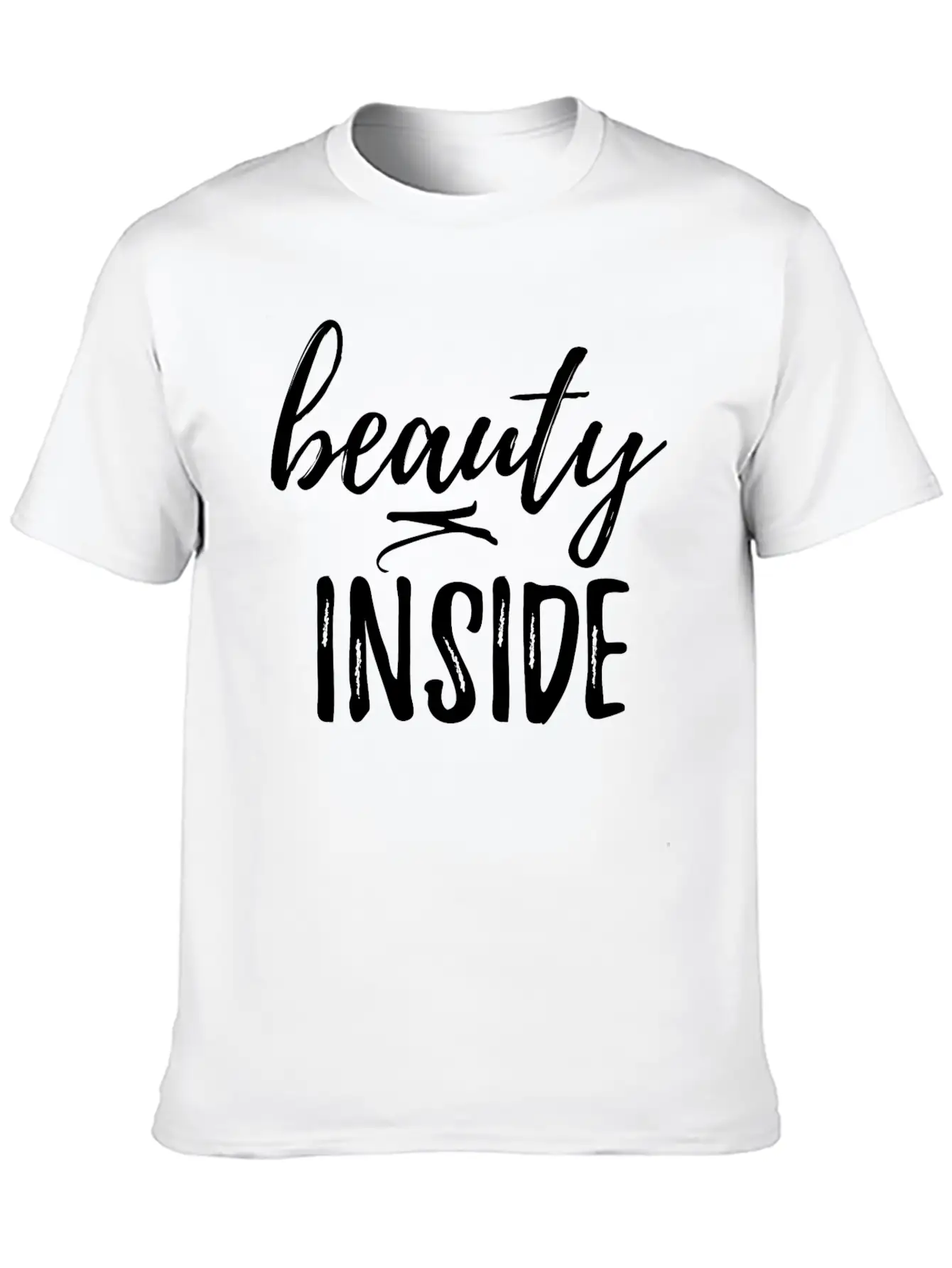 Beauty Inside Unisex Casual T-Shirt – Clean Design For Daily Comfort