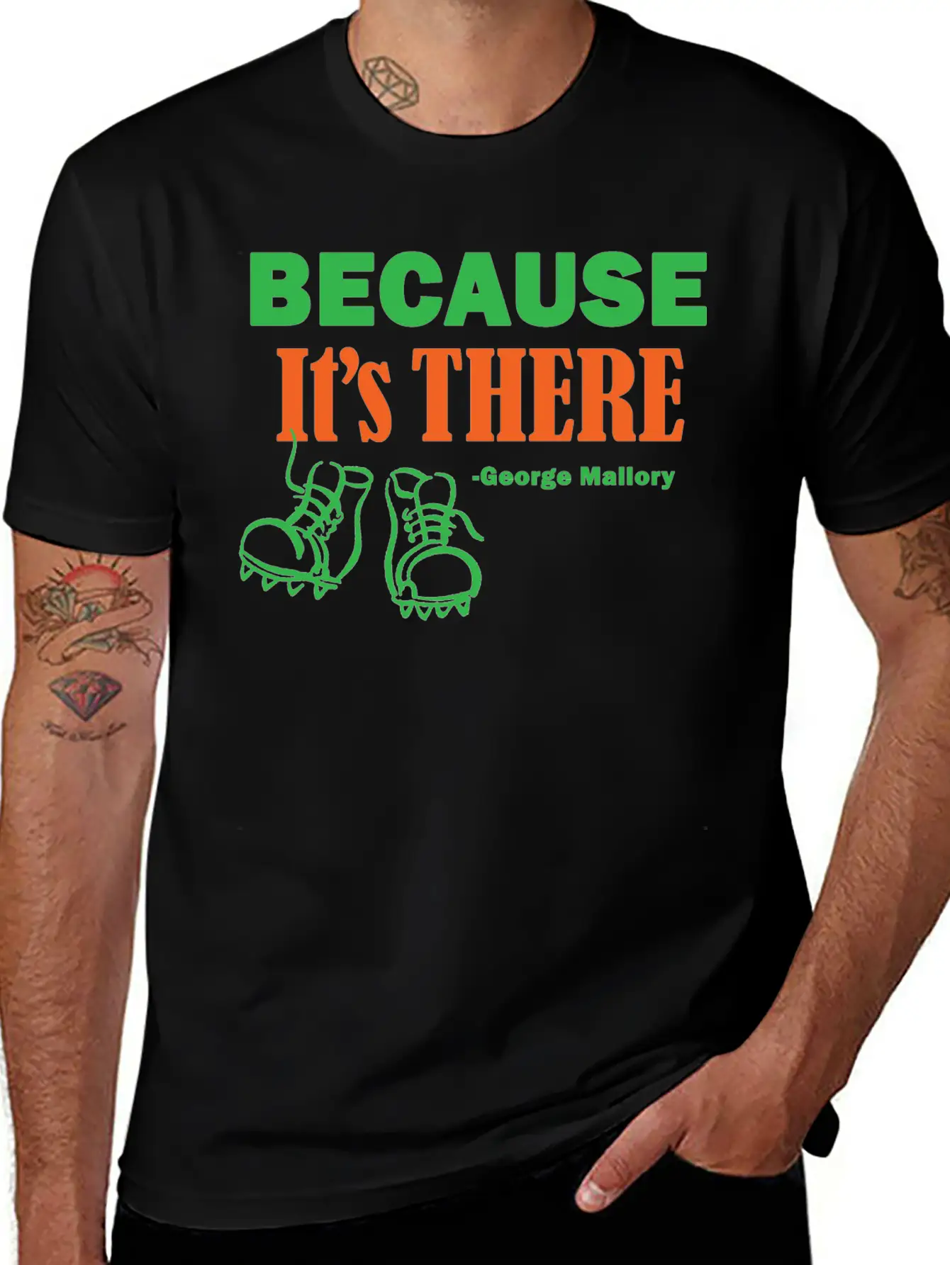Because It's THERE Stylish Everyday T-Shirt – Unisex Basic Cotton Tee