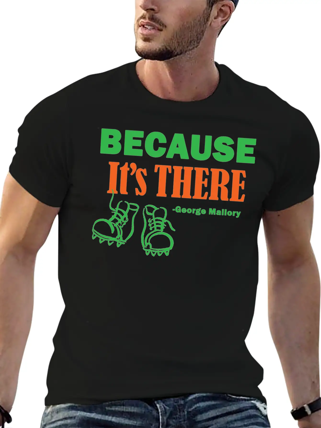 Because It's THERE Stylish Everyday T-Shirt – Unisex Basic Cotton Tee