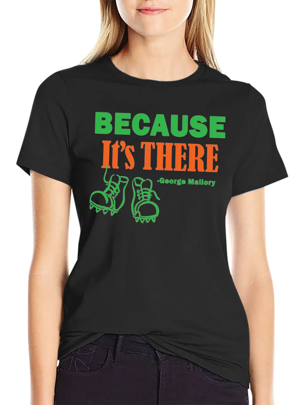 Because It's THERE Stylish Everyday T-Shirt – Unisex Basic Cotton Tee