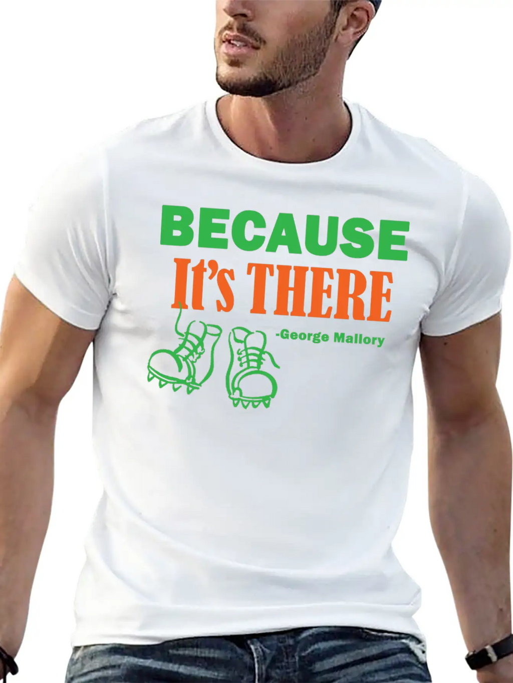 Because It's THERE Stylish Everyday T-Shirt – Unisex Basic Cotton Tee