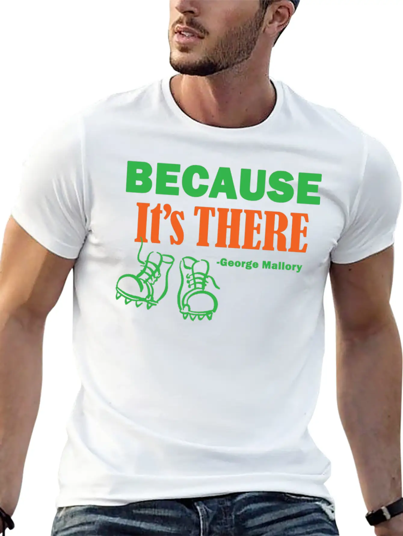 Because It's THERE Stylish Everyday T-Shirt – Unisex Basic Cotton Tee