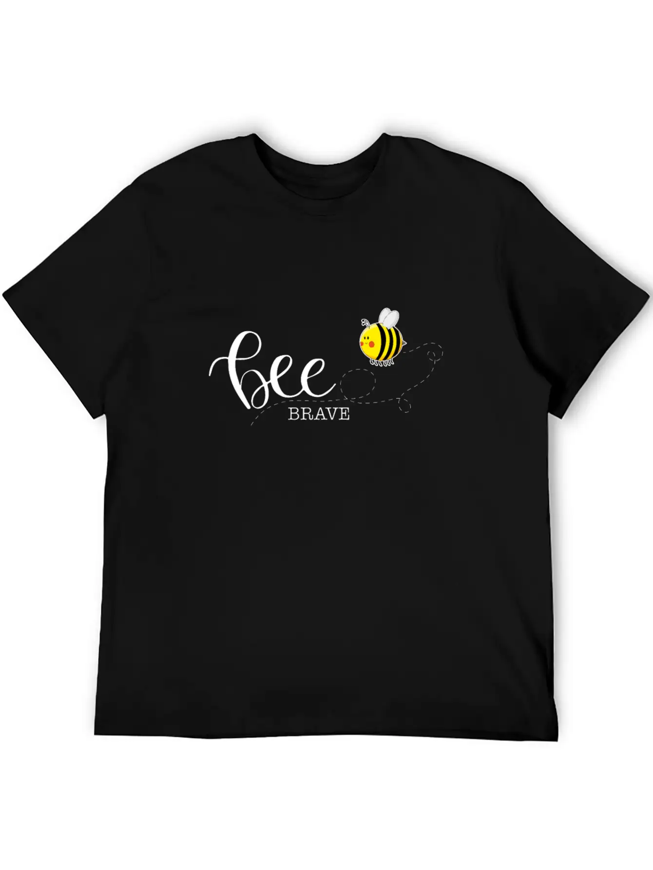 Bee Brave Confident Self-Confident Basic Graphic T-Shirt – Daily Comfort In Soft Cotton