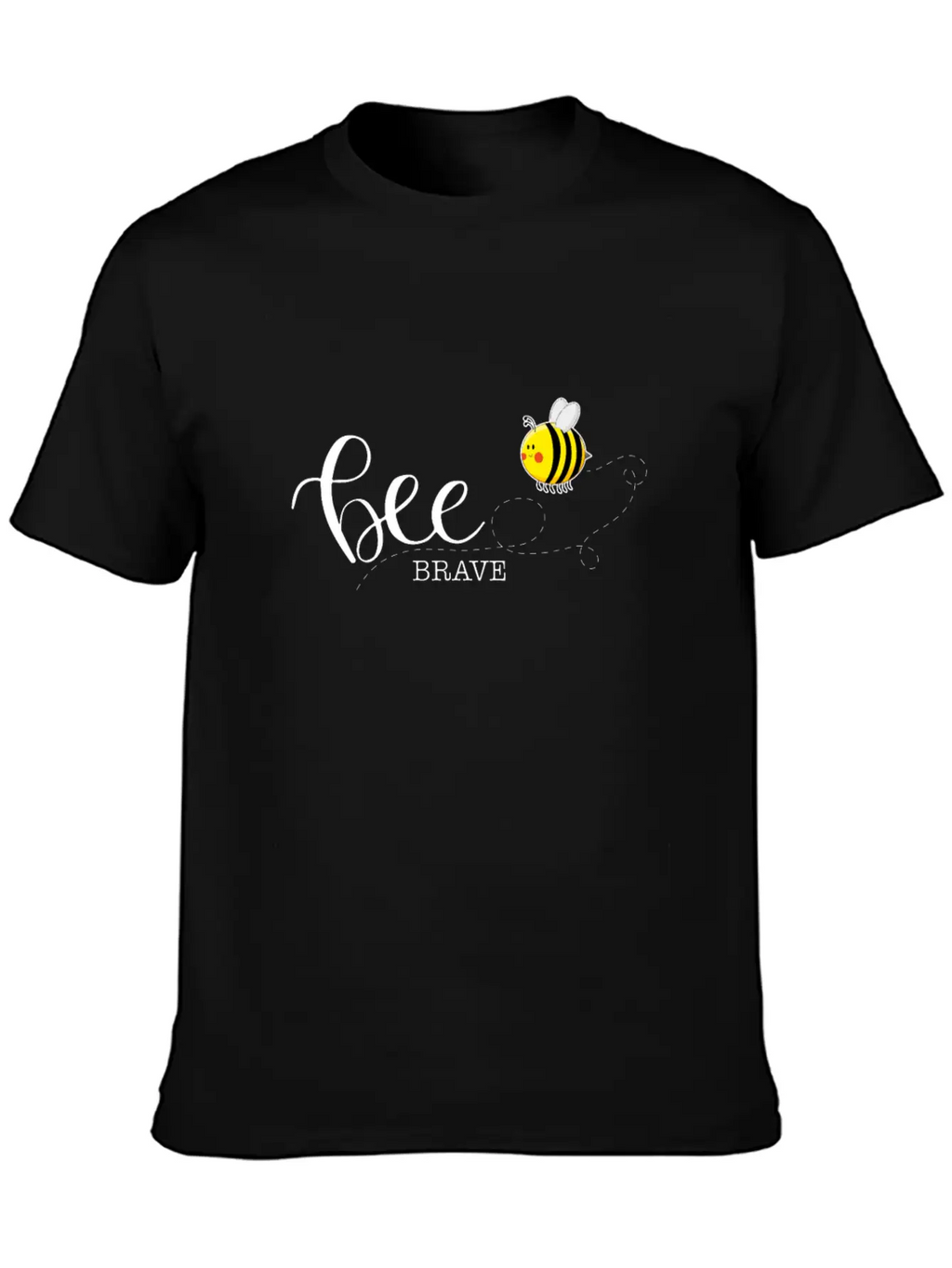 Bee Brave Confident Self-Confident Basic Graphic T-Shirt – Daily Comfort In Soft Cotton