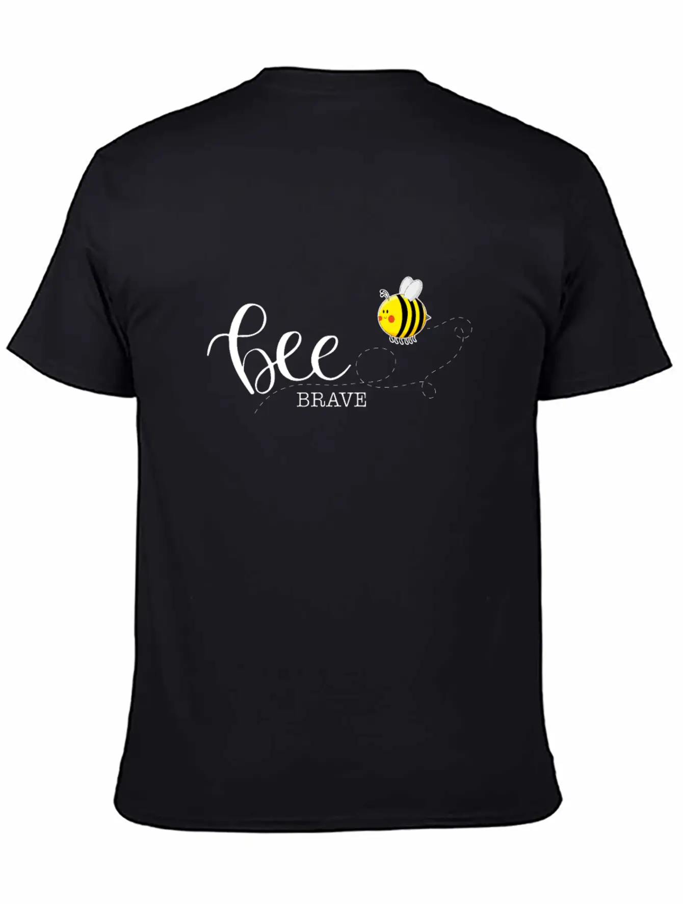 Bee Brave Confident Self-Confident Basic Graphic T-Shirt – Daily Comfort In Soft Cotton