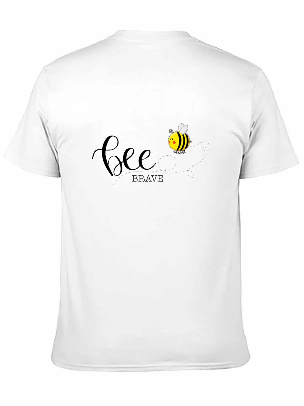 Bee Brave Confident Self-Confident Basic Graphic T-Shirt – Daily Comfort In Soft Cotton