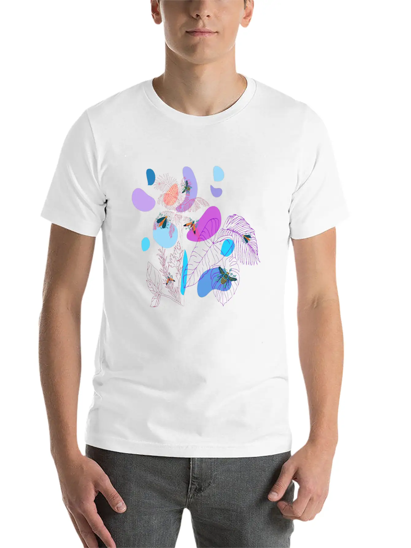 Bee, Stag Beetle, Ladybug, Rose Beetle, Ants Timeless Short Sleeve Tee – Comfy And Minimalist Design