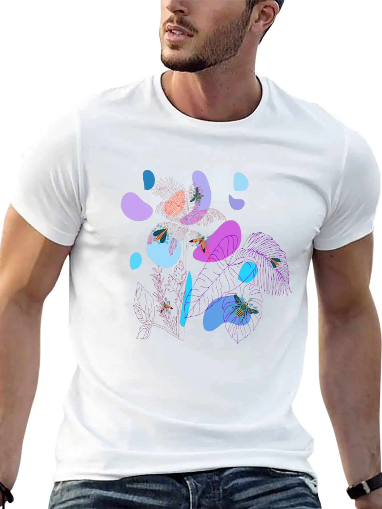 Bee, Stag Beetle, Ladybug, Rose Beetle, Ants Timeless Short Sleeve Tee – Comfy And Minimalist Design