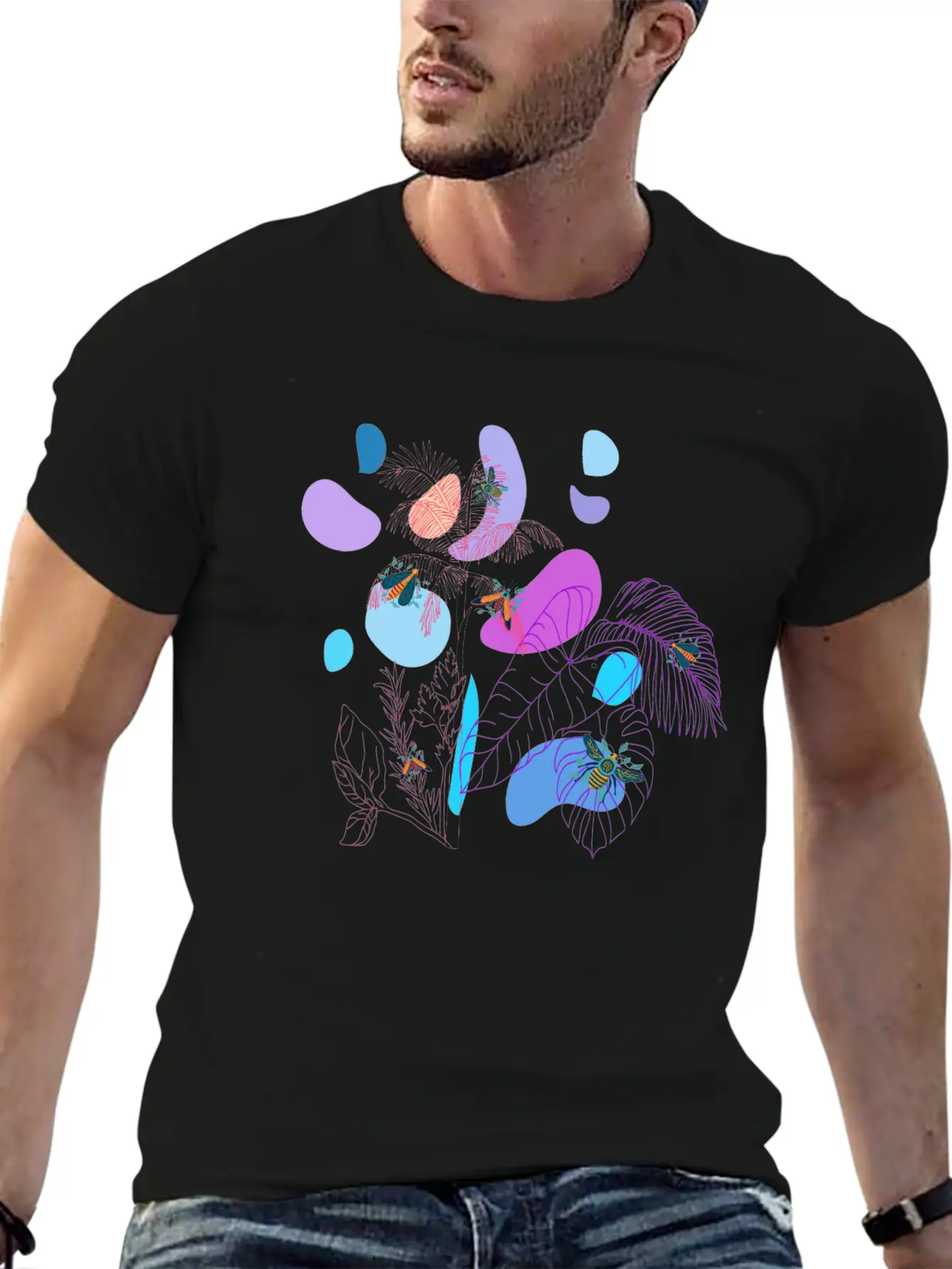 Bee, Stag Beetle, Ladybug, Rose Beetle, Ants Timeless Short Sleeve Tee – Comfy And Minimalist Design