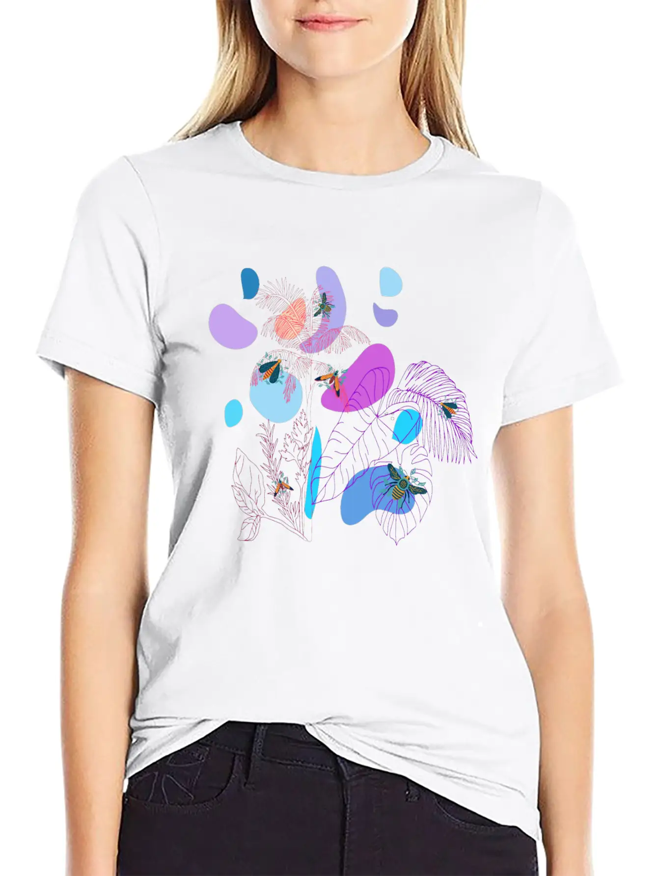 Bee, Stag Beetle, Ladybug, Rose Beetle, Ants Timeless Short Sleeve Tee – Comfy And Minimalist Design