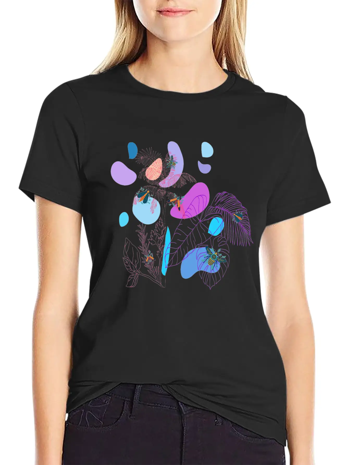 Bee, Stag Beetle, Ladybug, Rose Beetle, Ants Timeless Short Sleeve Tee – Comfy And Minimalist Design