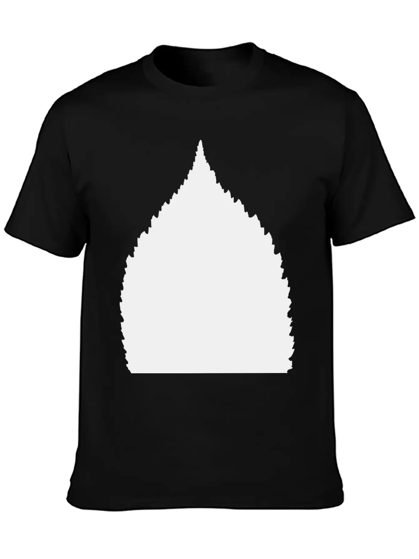 Beech Leaf Silhouette Classic Cotton Tee – Unisex Comfort For Any Season