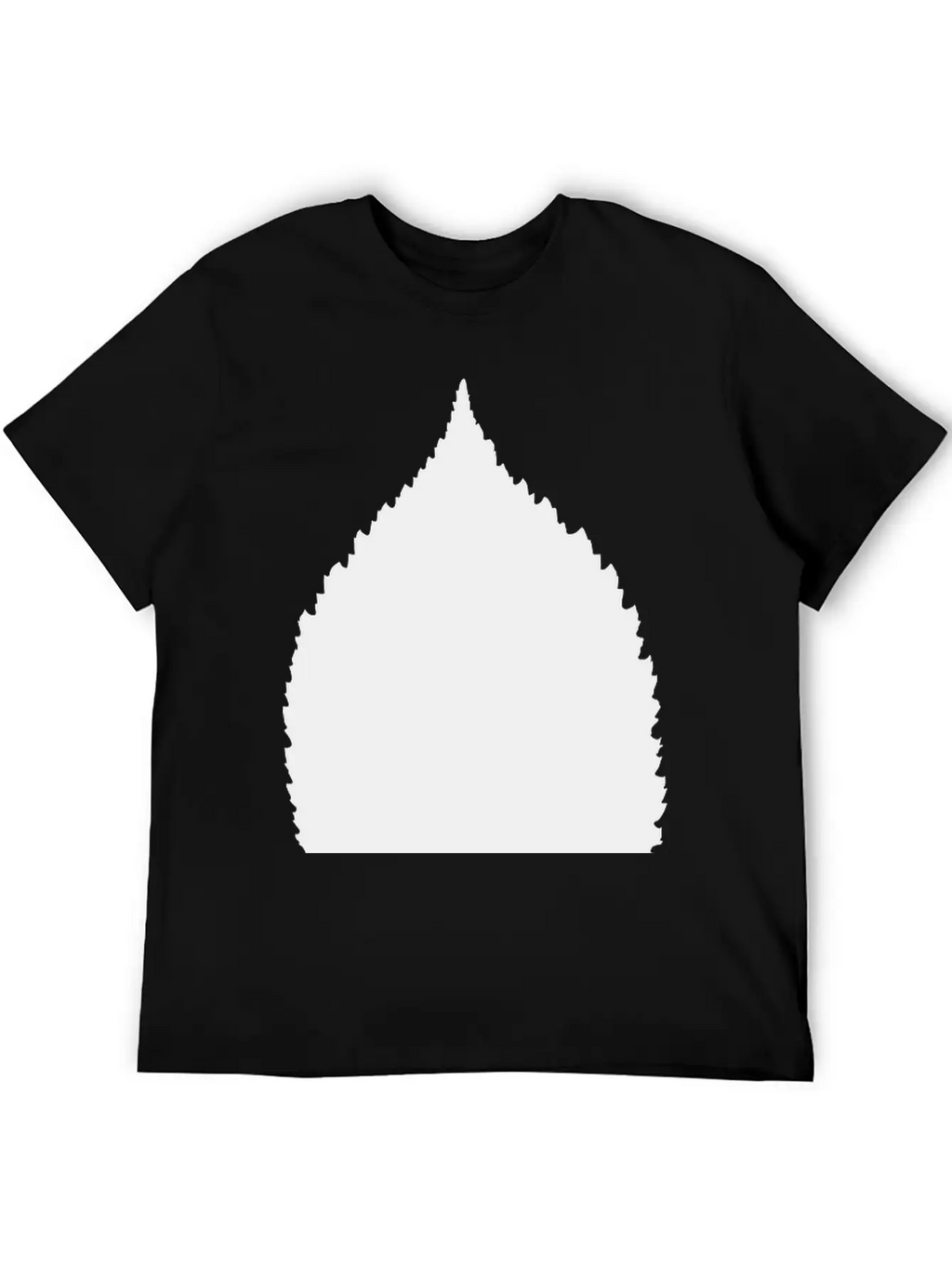 Beech Leaf Silhouette Classic Cotton Tee – Unisex Comfort For Any Season