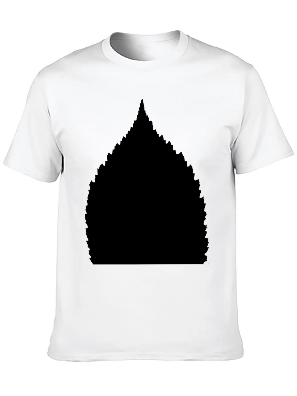 Beech Leaf Silhouette Classic Cotton Tee – Unisex Comfort For Any Season