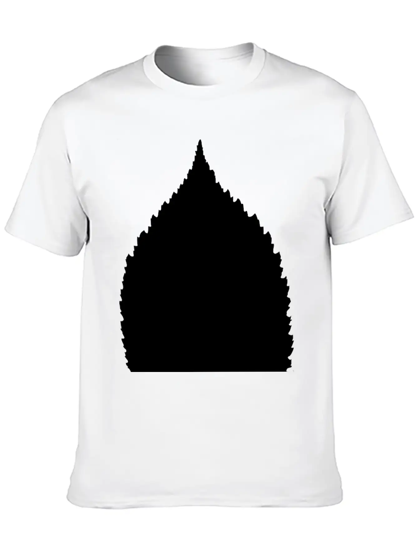 Beech Leaf Silhouette Classic Cotton Tee – Unisex Comfort For Any Season