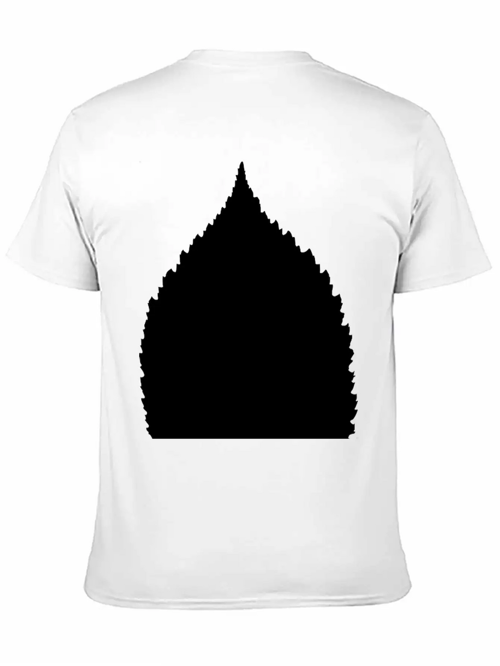 Beech Leaf Silhouette Classic Cotton Tee – Unisex Comfort For Any Season