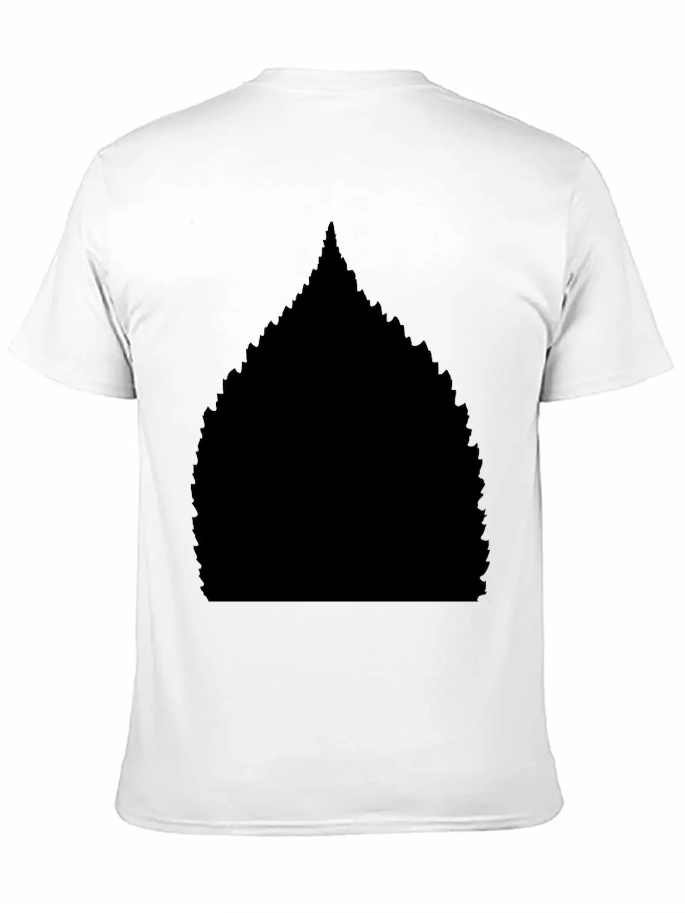 Beech Leaf Silhouette Classic Cotton Tee – Unisex Comfort For Any Season