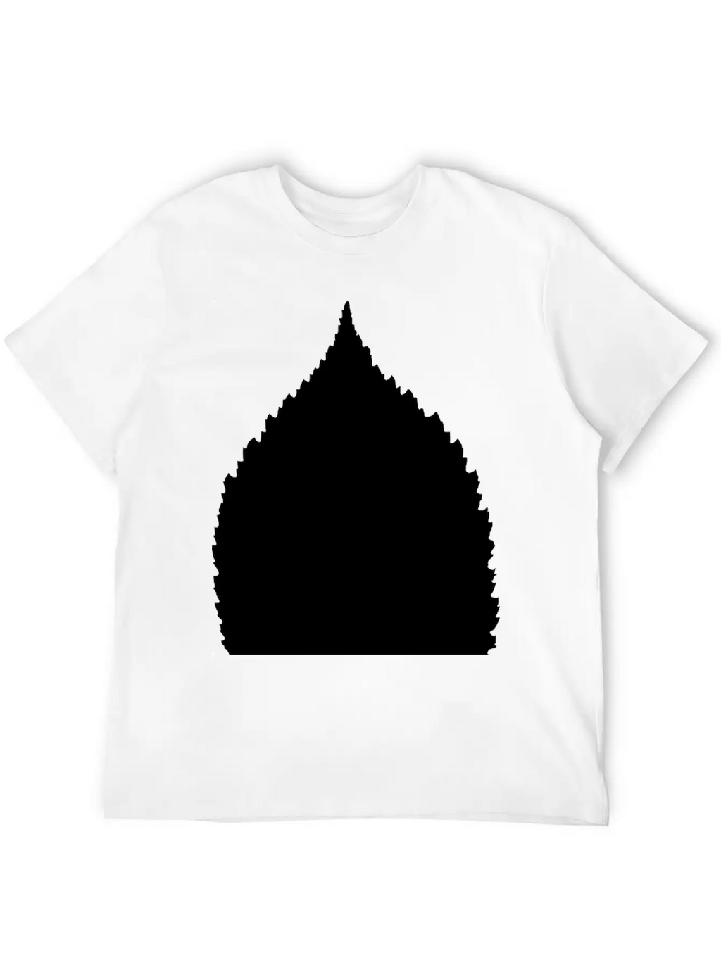 Beech Leaf Silhouette Classic Cotton Tee – Unisex Comfort For Any Season