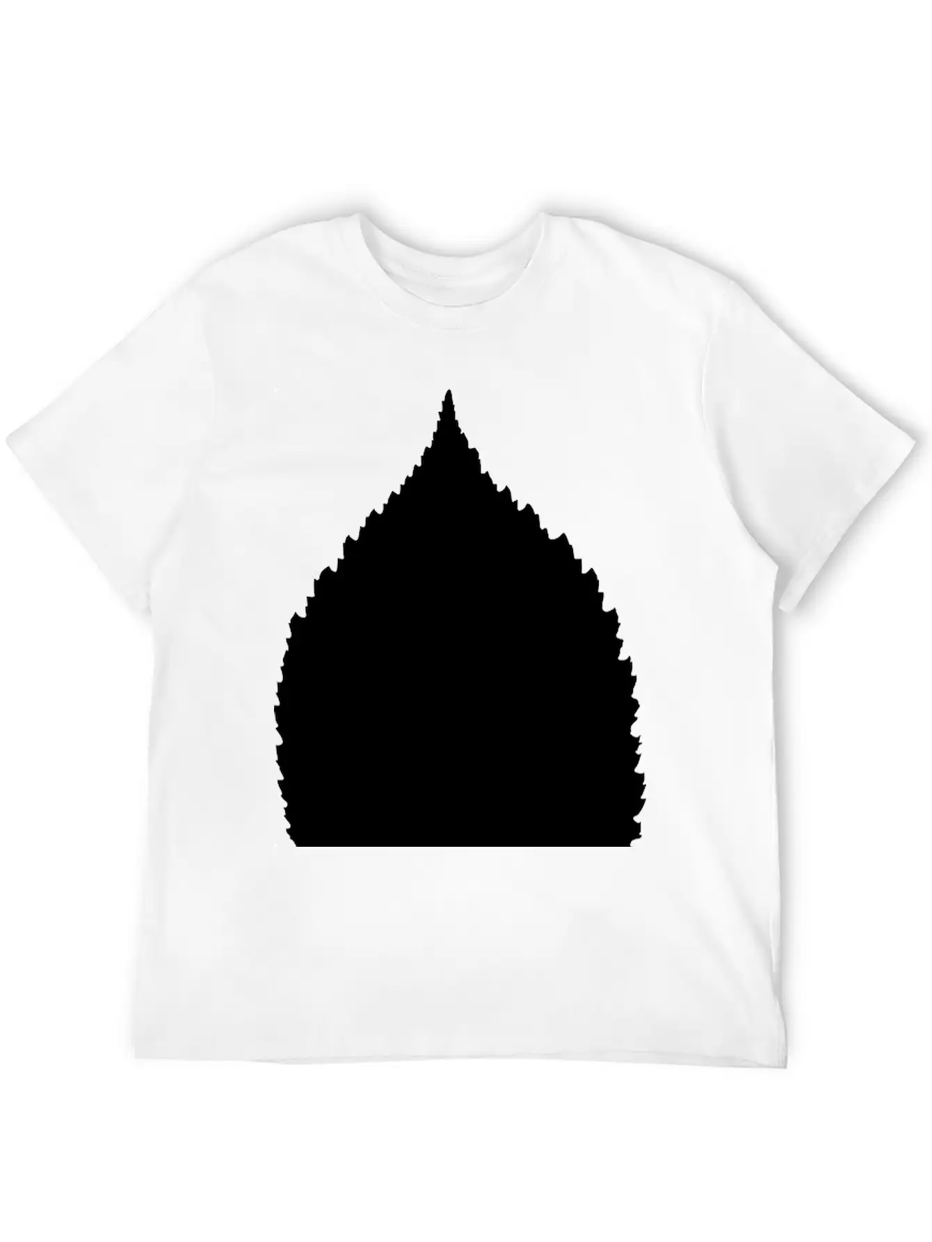 Beech Leaf Silhouette Classic Cotton Tee – Unisex Comfort For Any Season