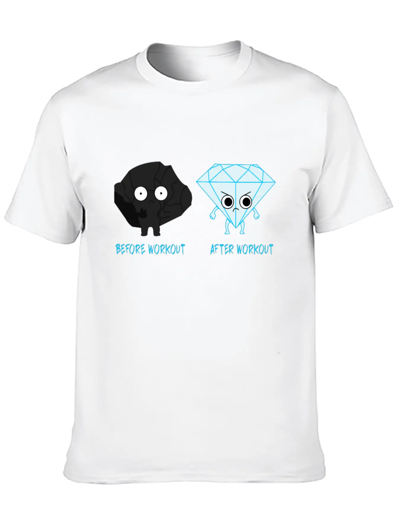 Before Workout After Workout Essential Cotton Tee For Daily Outfits – Unisex Style
