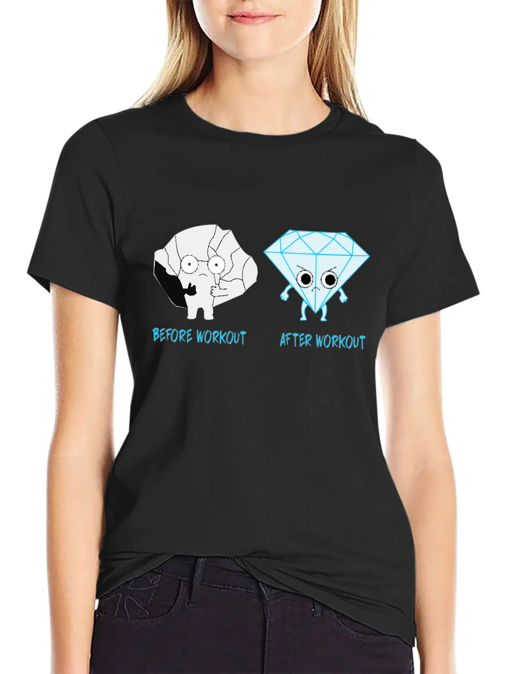 Before Workout After Workout Essential Cotton Tee For Daily Outfits – Unisex Style