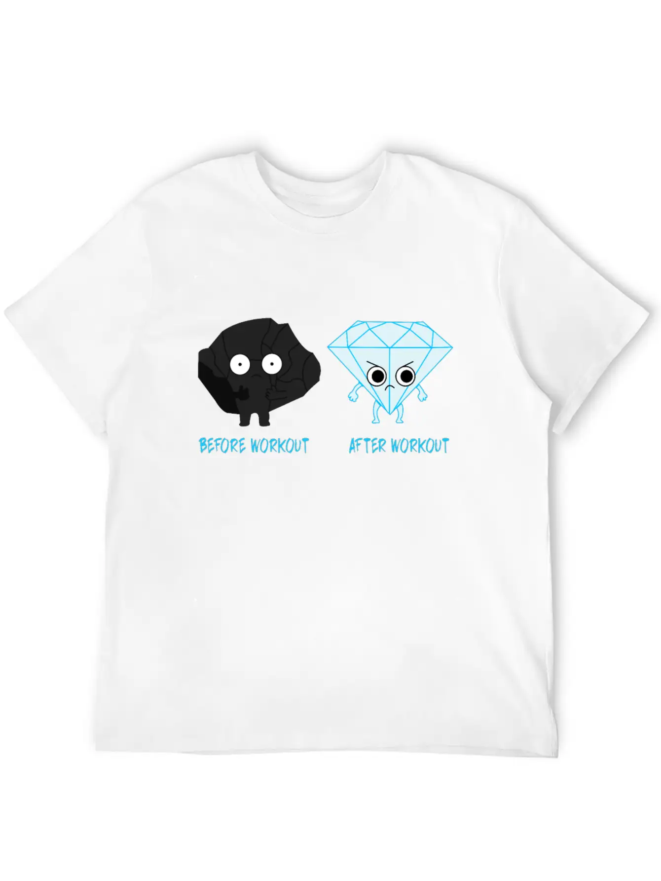 Before Workout After Workout Essential Cotton Tee For Daily Outfits – Unisex Style