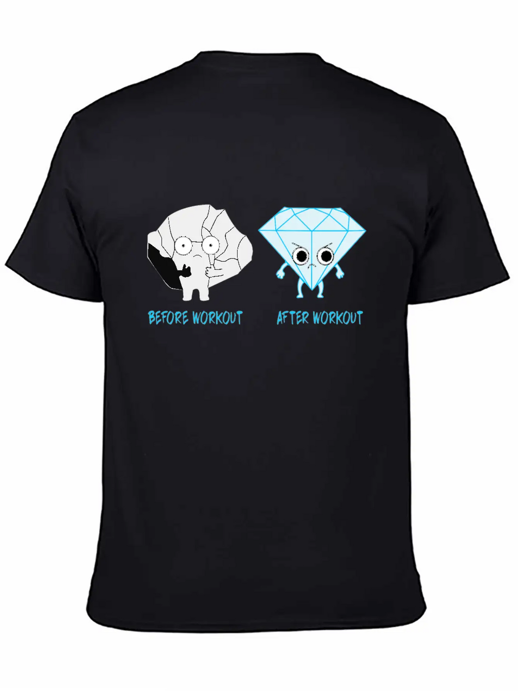 Before Workout After Workout Essential Cotton Tee For Daily Outfits – Unisex Style