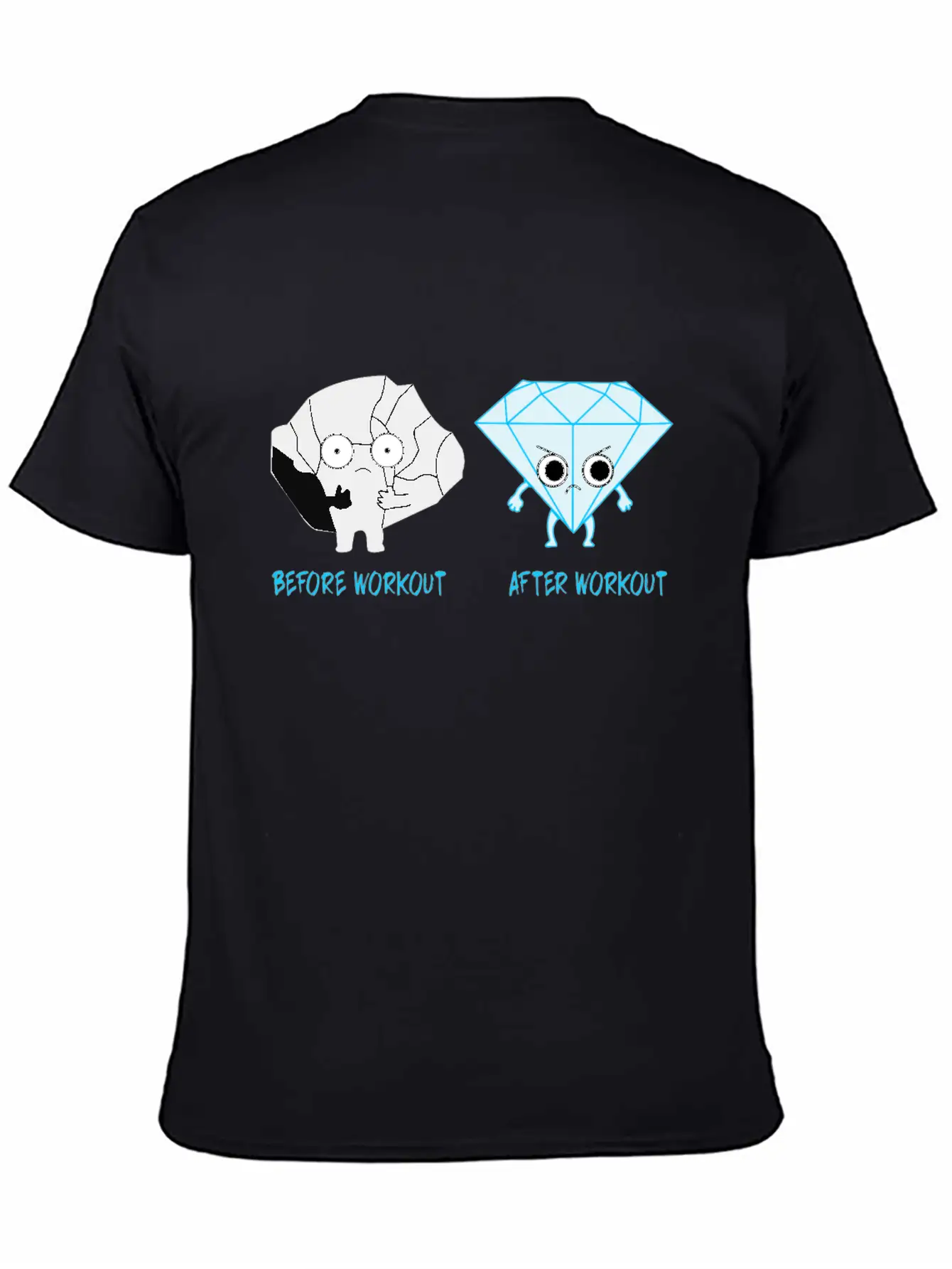 Before Workout After Workout Essential Cotton Tee For Daily Outfits – Unisex Style
