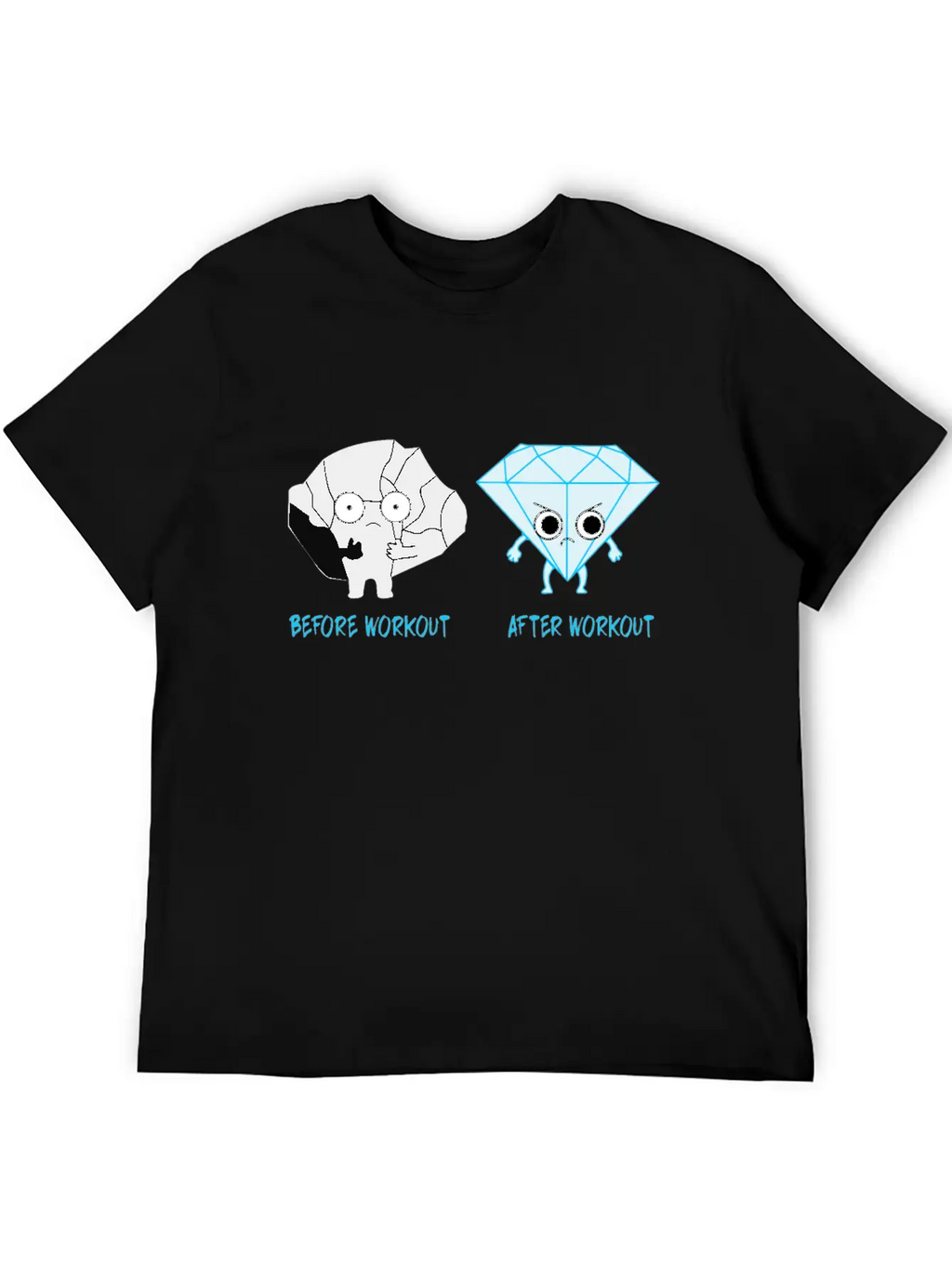 Before Workout After Workout Essential Cotton Tee For Daily Outfits – Unisex Style