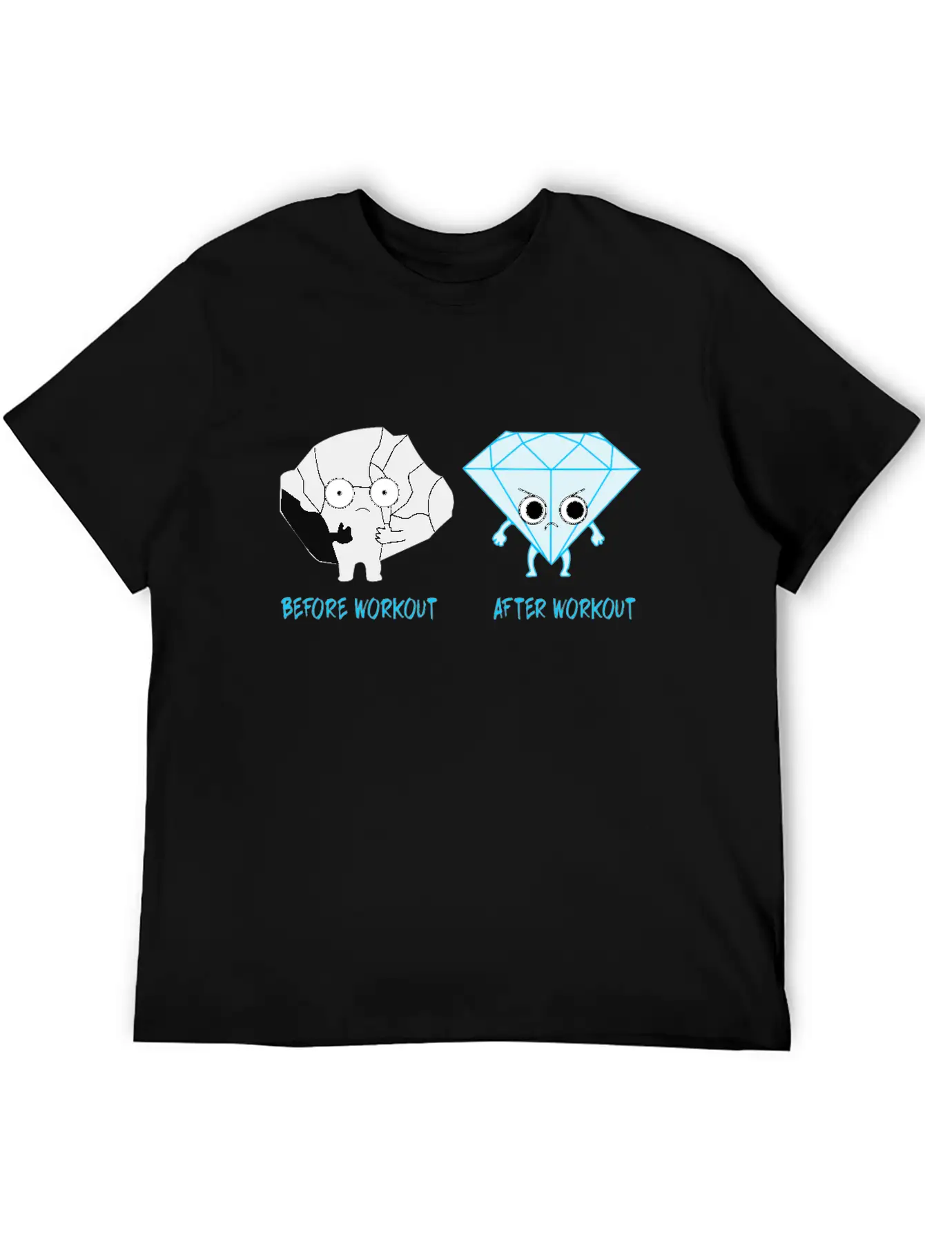 Before Workout After Workout Essential Cotton Tee For Daily Outfits – Unisex Style