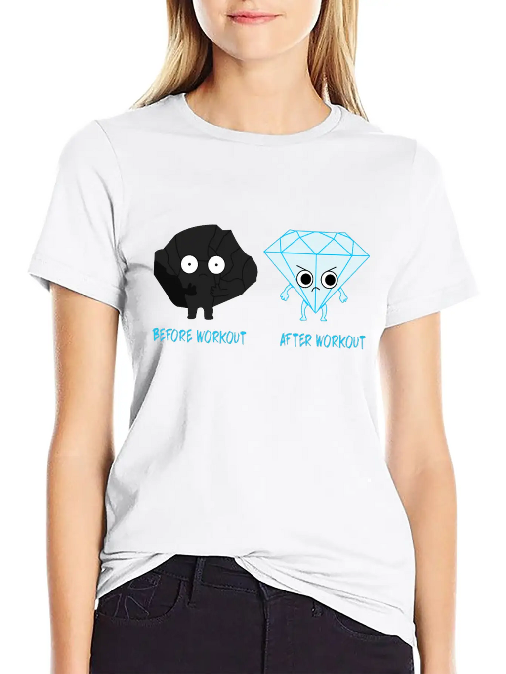 Before Workout After Workout Essential Cotton Tee For Daily Outfits – Unisex Style