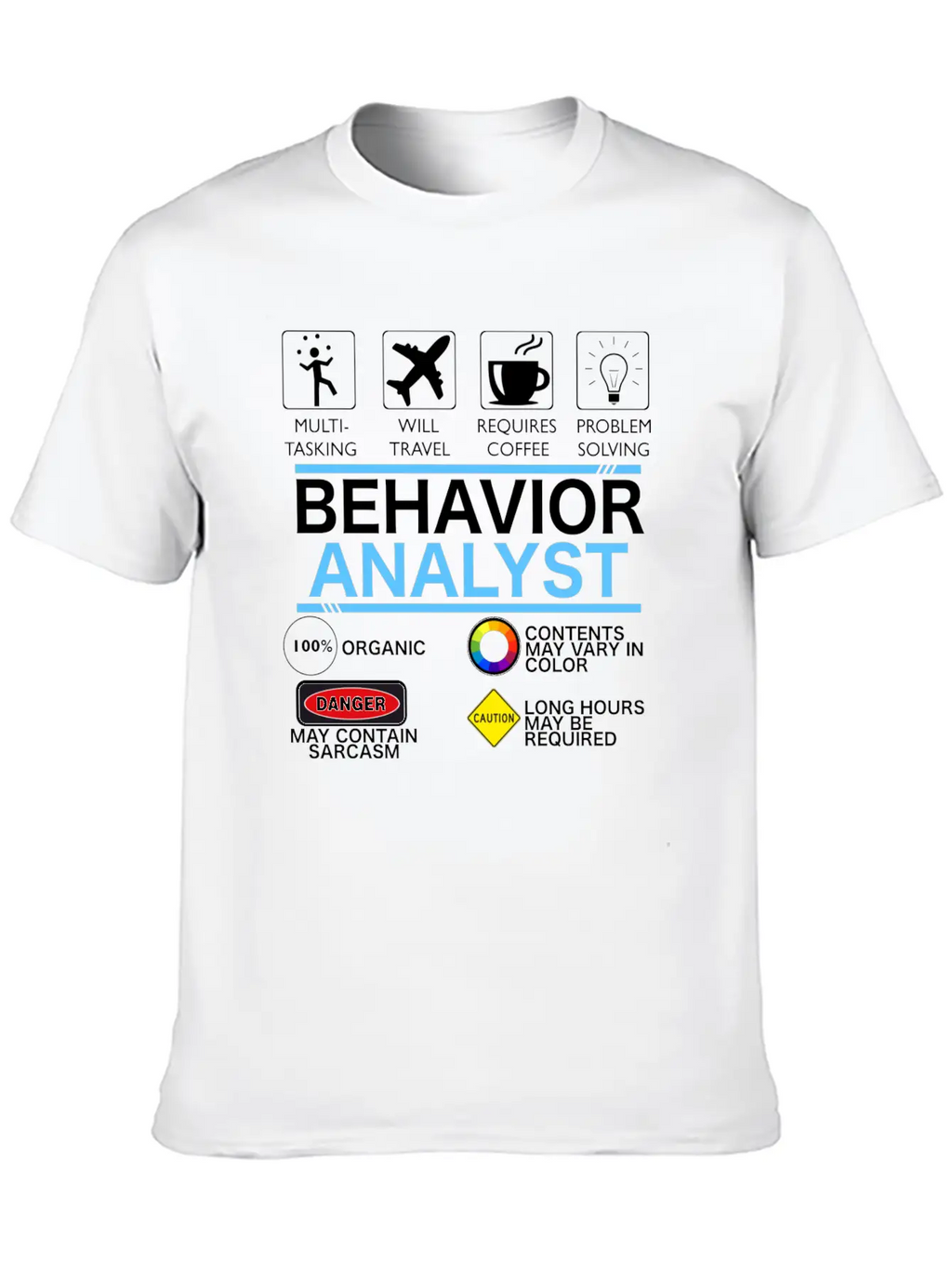 Behavior_analyst Breathable Soft Cotton T-Shirt – Timeless Casual Look