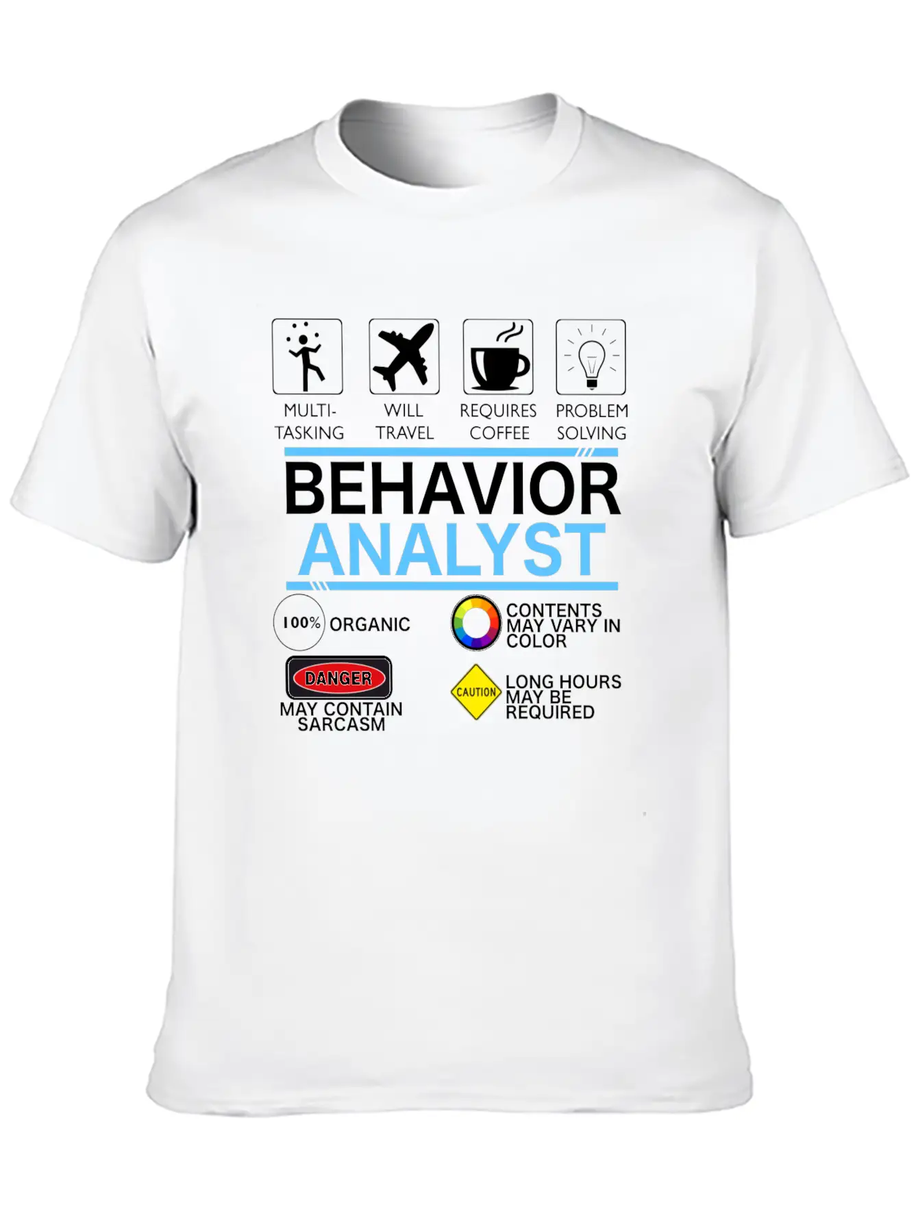 Behavior_analyst Breathable Soft Cotton T-Shirt – Timeless Casual Look