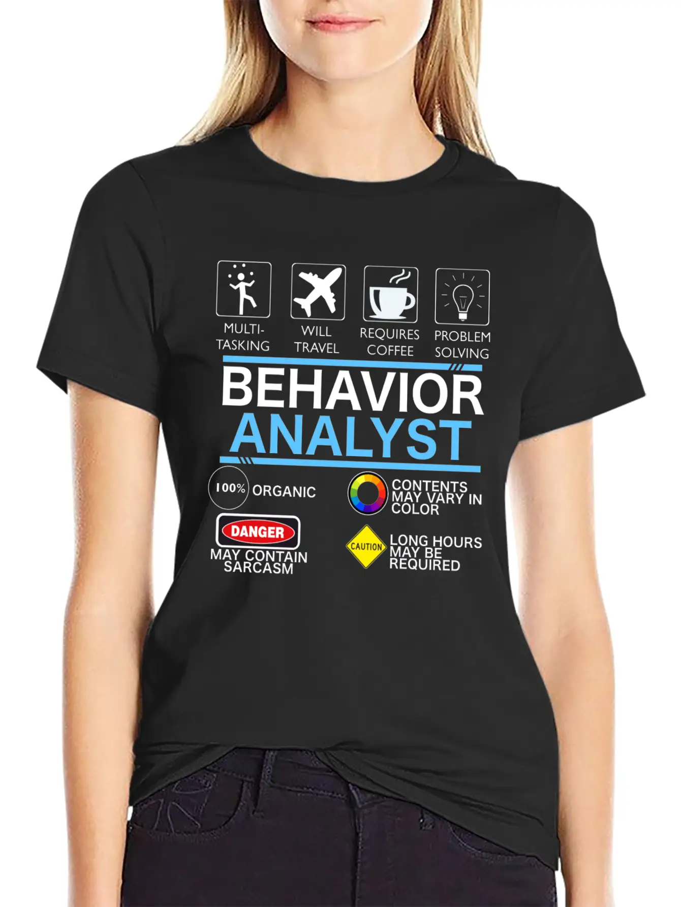 Behavior_analyst Breathable Soft Cotton T-Shirt – Timeless Casual Look