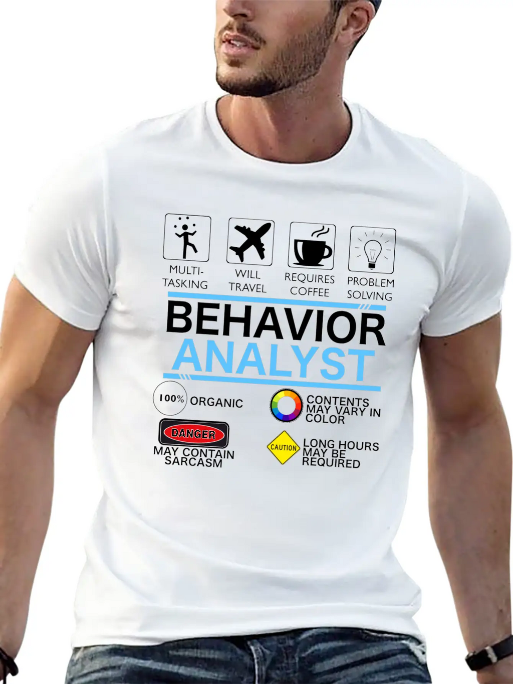 Behavior_analyst Breathable Soft Cotton T-Shirt – Timeless Casual Look