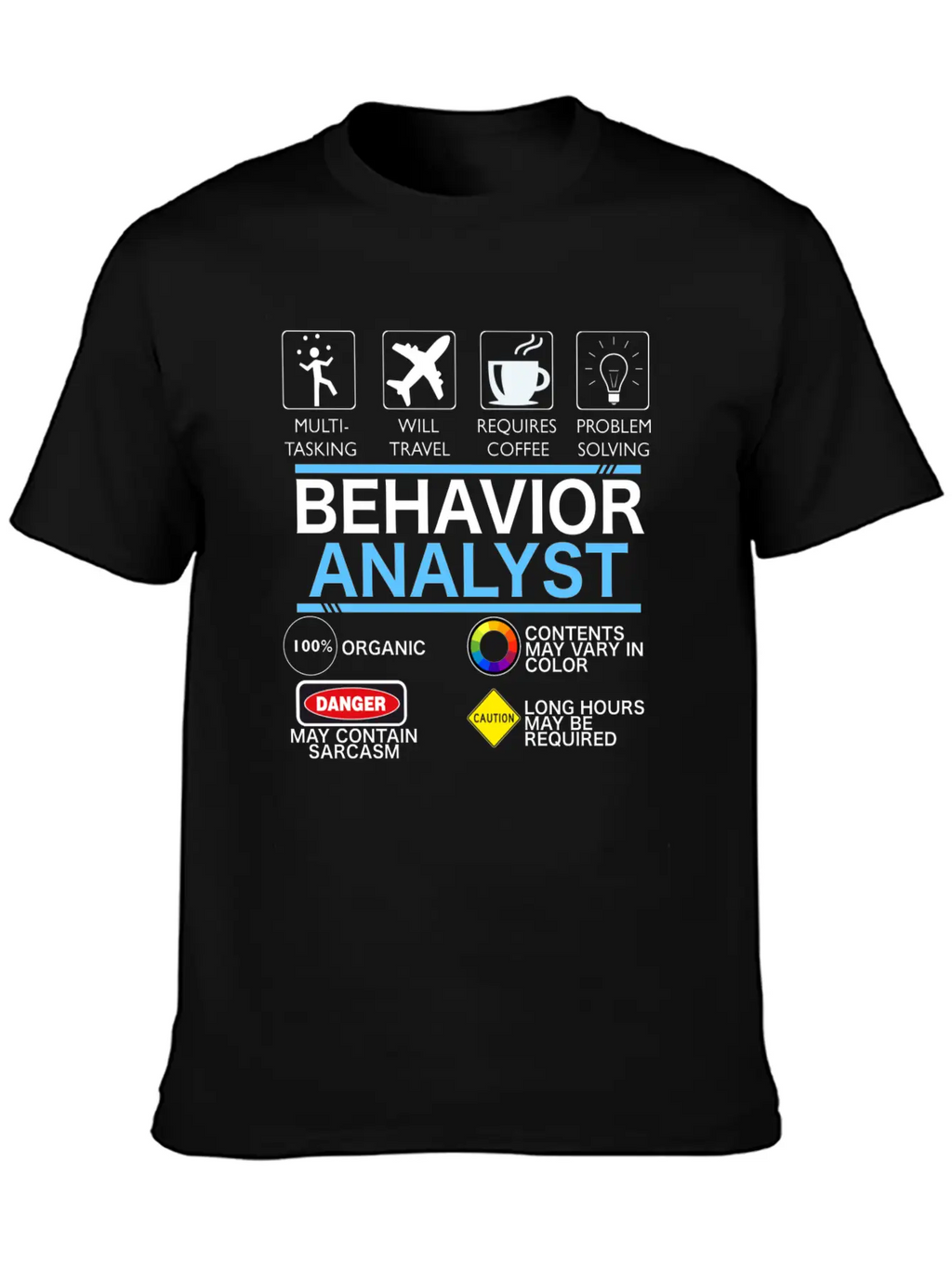 Behavior_analyst Breathable Soft Cotton T-Shirt – Timeless Casual Look