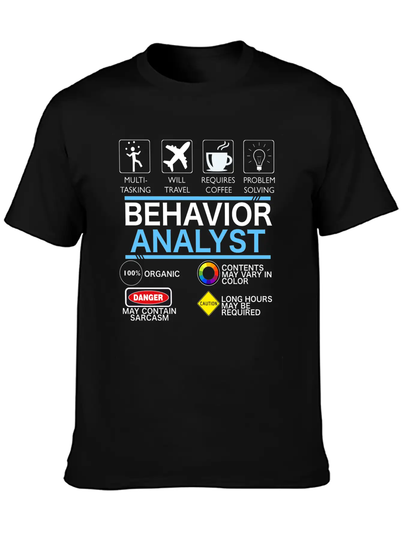 Behavior_analyst Breathable Soft Cotton T-Shirt – Timeless Casual Look