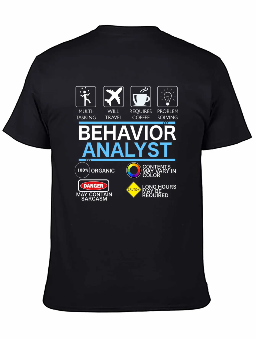 Behavior_analyst Breathable Soft Cotton T-Shirt – Timeless Casual Look