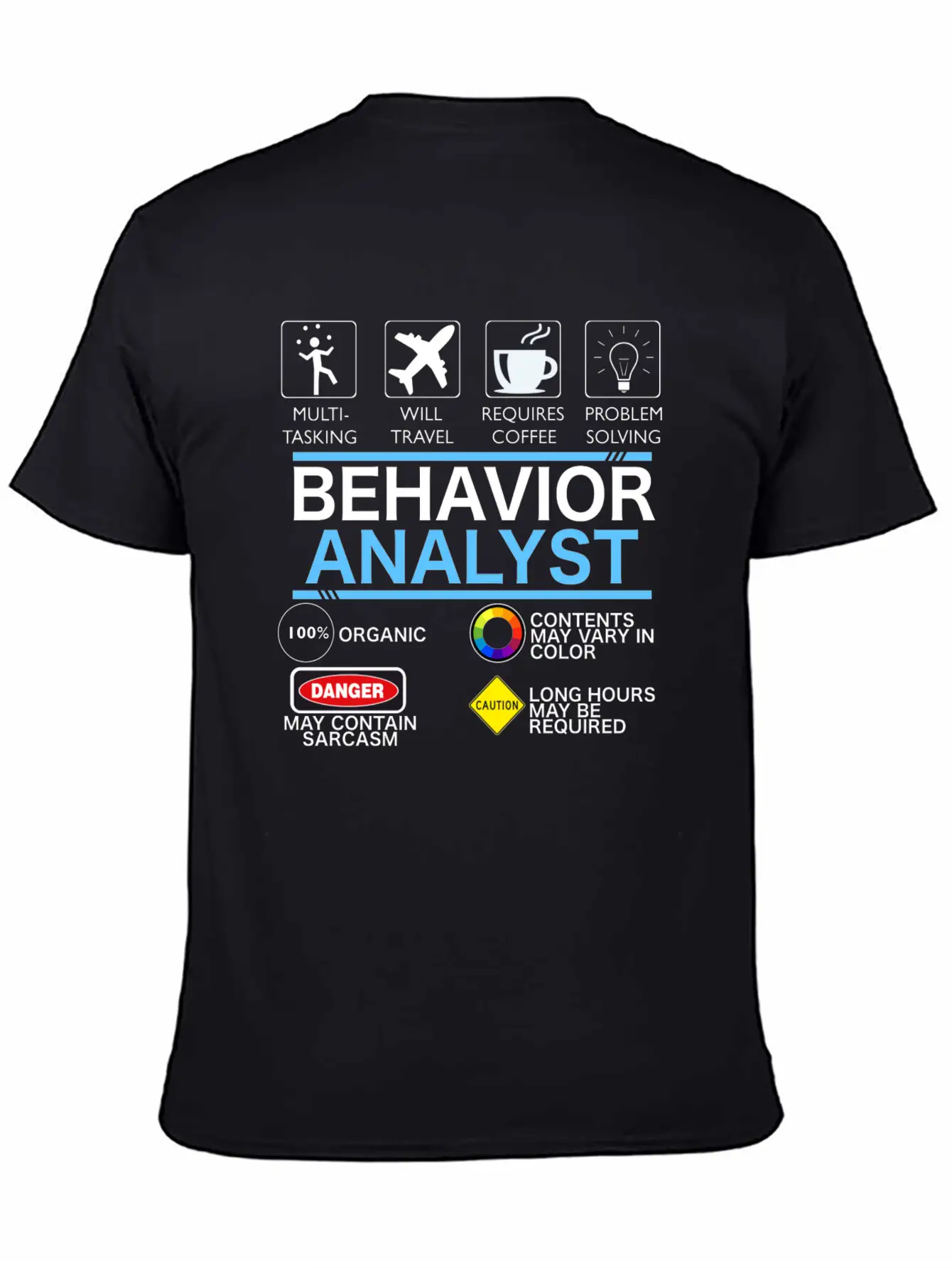 Behavior_analyst Breathable Soft Cotton T-Shirt – Timeless Casual Look
