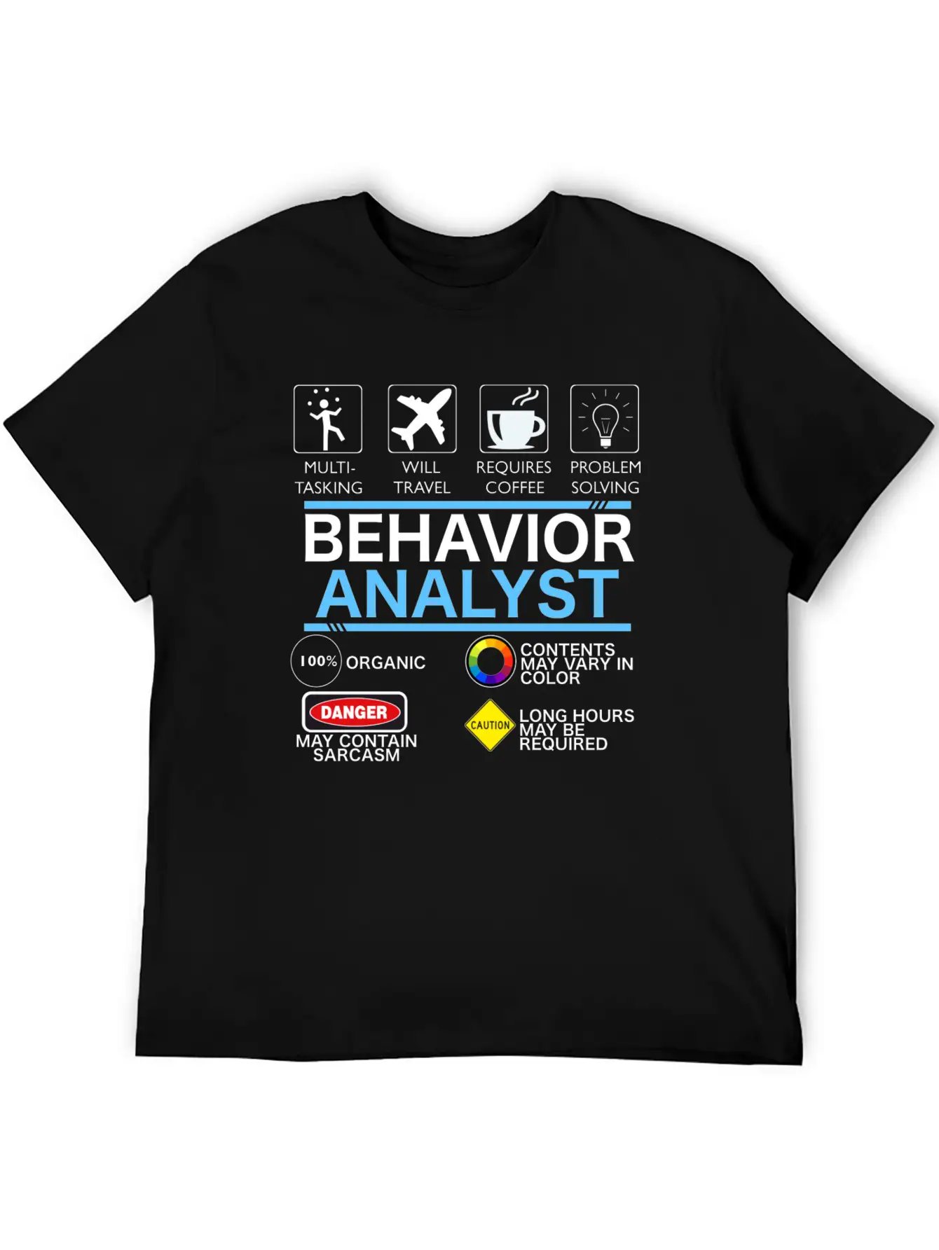 Behavior_analyst Breathable Soft Cotton T-Shirt – Timeless Casual Look