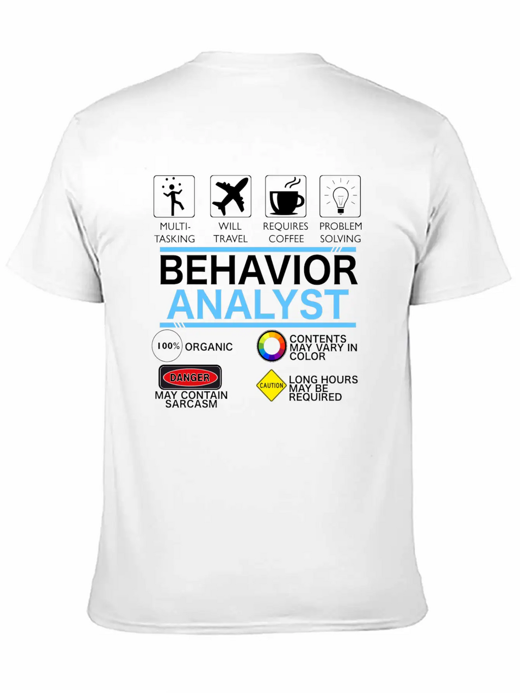 Behavior_analyst Breathable Soft Cotton T-Shirt – Timeless Casual Look
