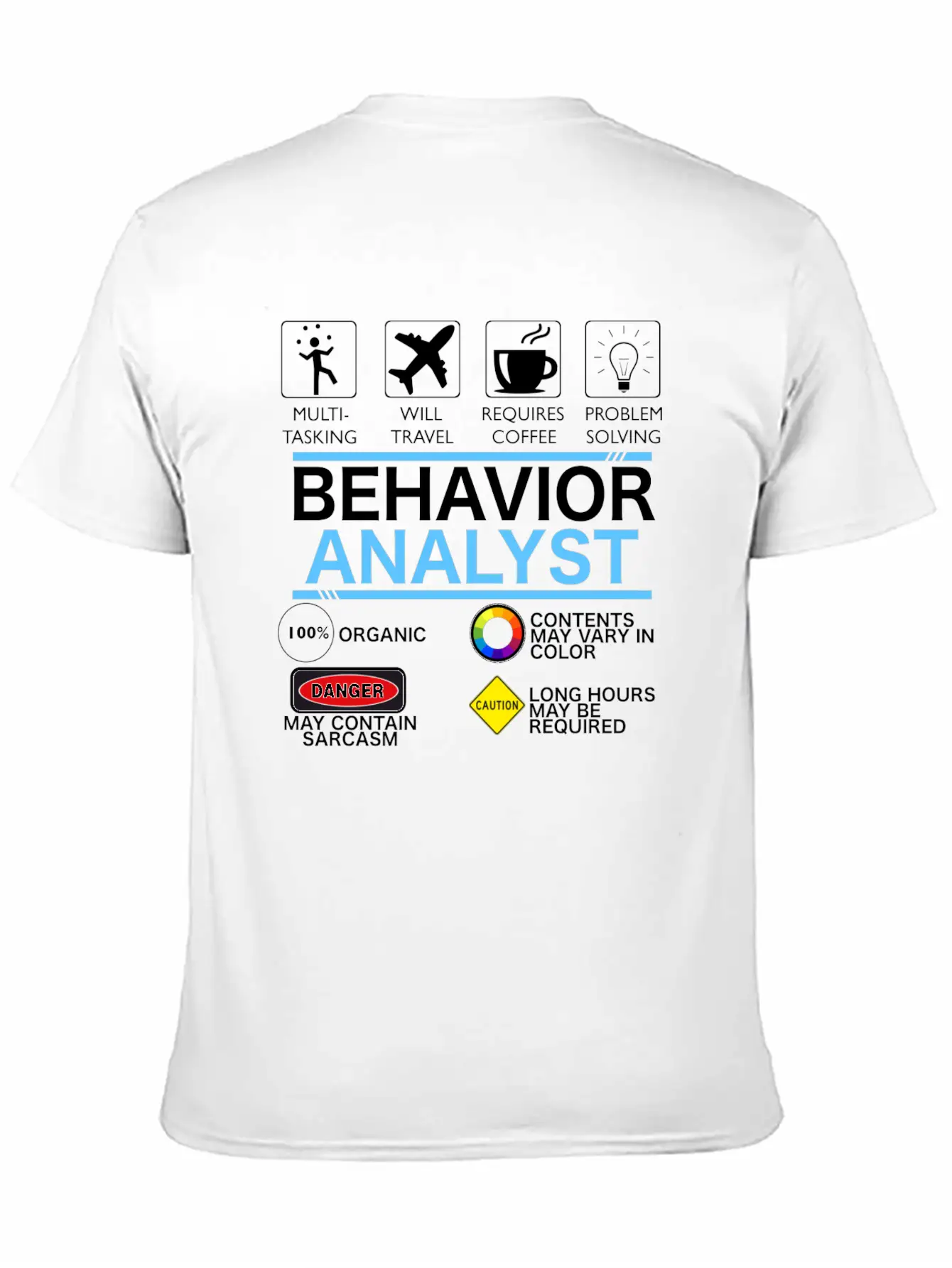 Behavior_analyst Breathable Soft Cotton T-Shirt – Timeless Casual Look