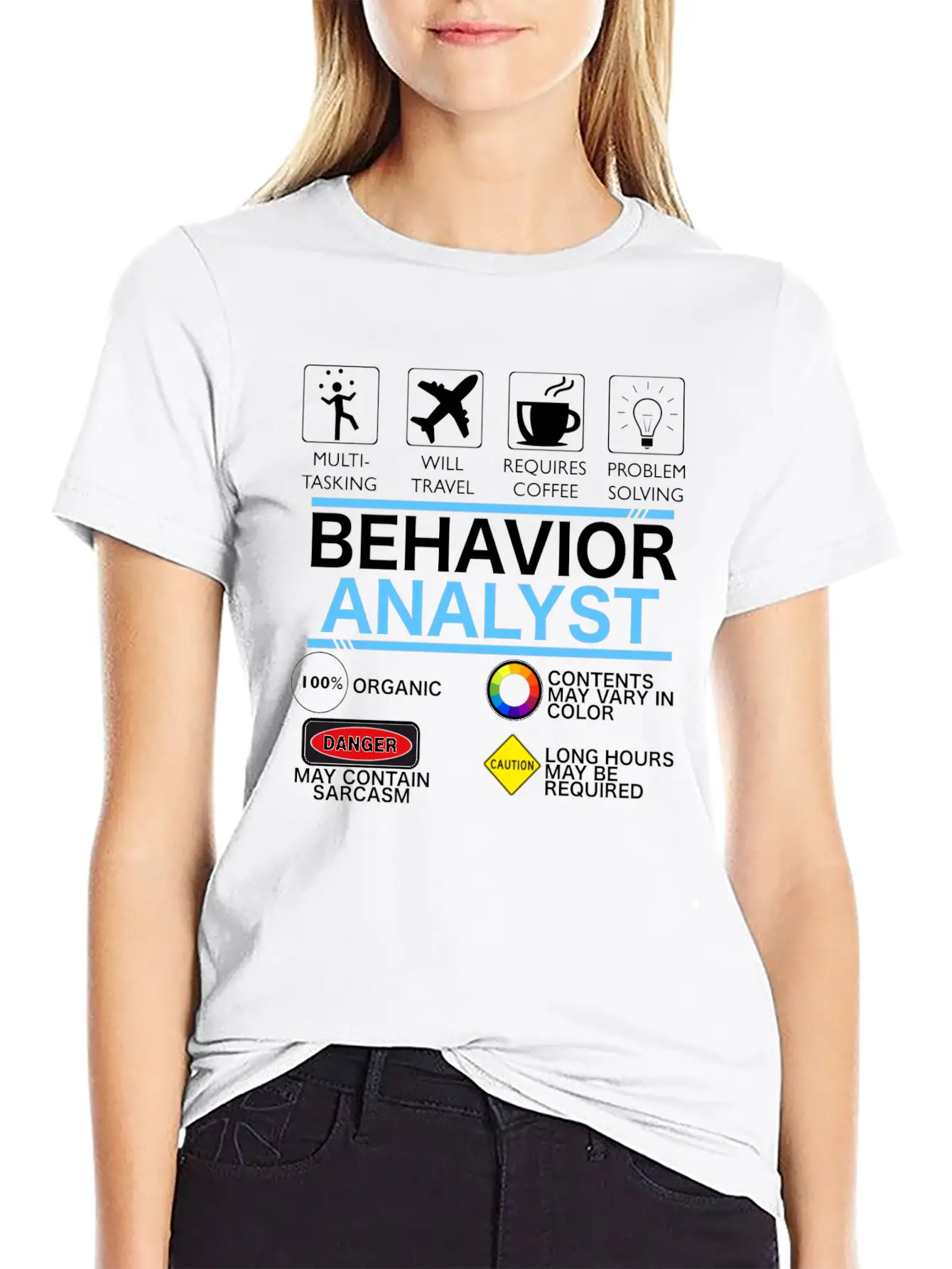 Behavior_analyst Breathable Soft Cotton T-Shirt – Timeless Casual Look