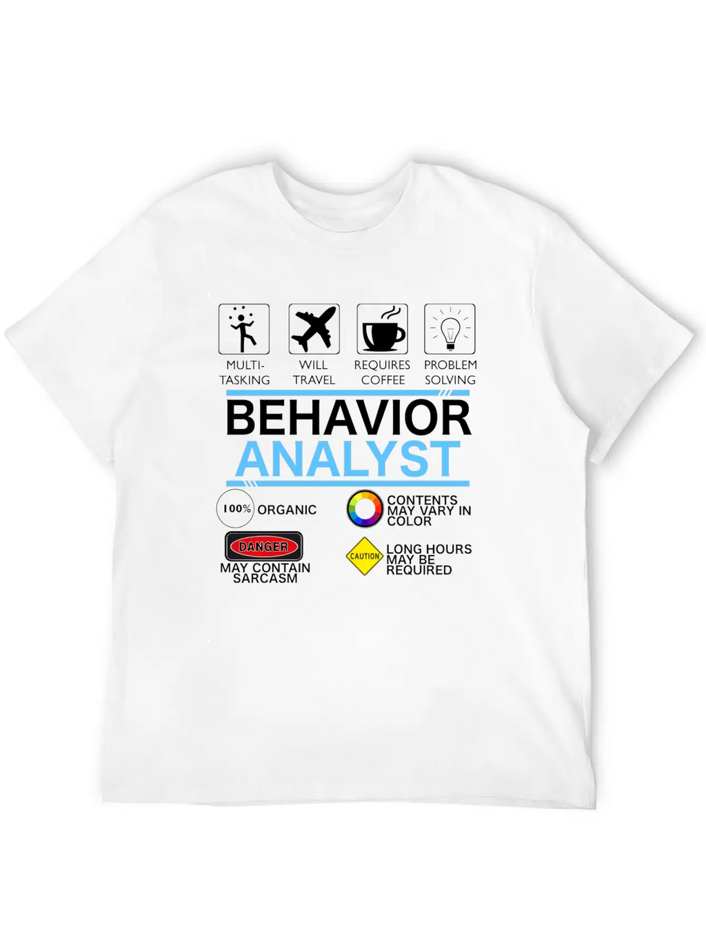 Behavior_analyst Breathable Soft Cotton T-Shirt – Timeless Casual Look
