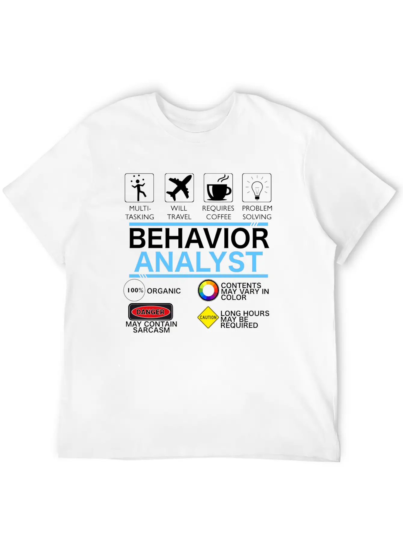 Behavior_analyst Breathable Soft Cotton T-Shirt – Timeless Casual Look