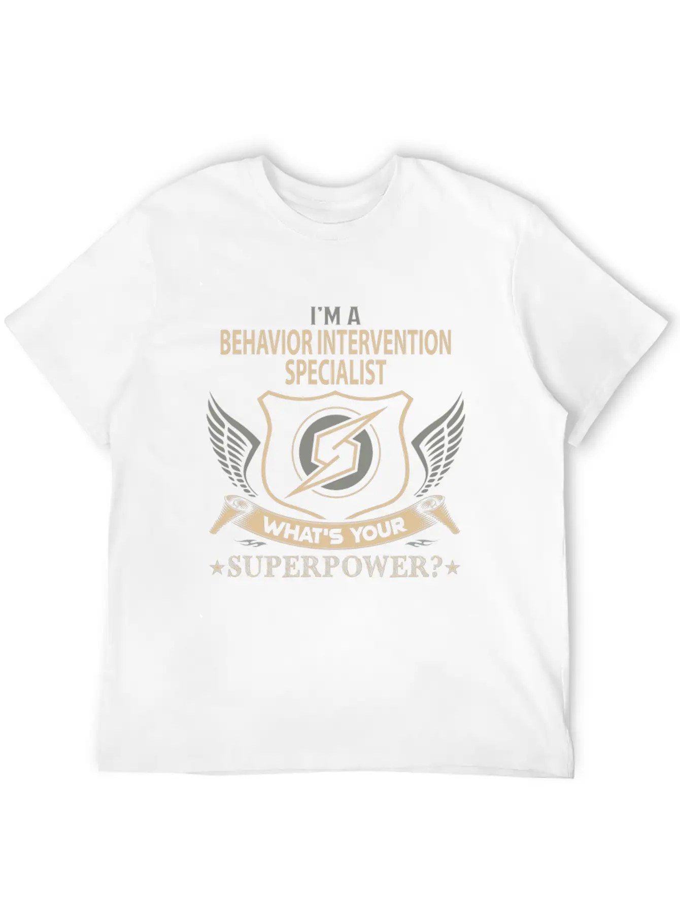 Behavior Intervention Specialist T Shirt - Superpo Basic Graphic T-Shirt – Daily Comfort In Soft Cotton