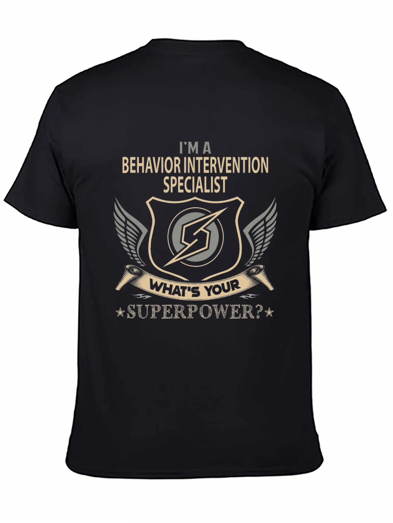 Behavior Intervention Specialist T Shirt - Superpo Basic Graphic T-Shirt – Daily Comfort In Soft Cotton